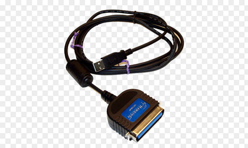 USB Serial Cable Parallel Port Adapter Printer PNG