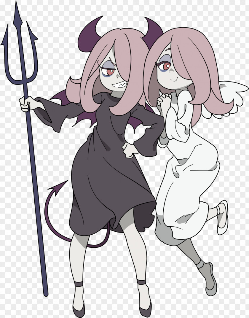 Akko Little Witch Academia Sucy Manbavaran Clip Art Illustration Image PNG