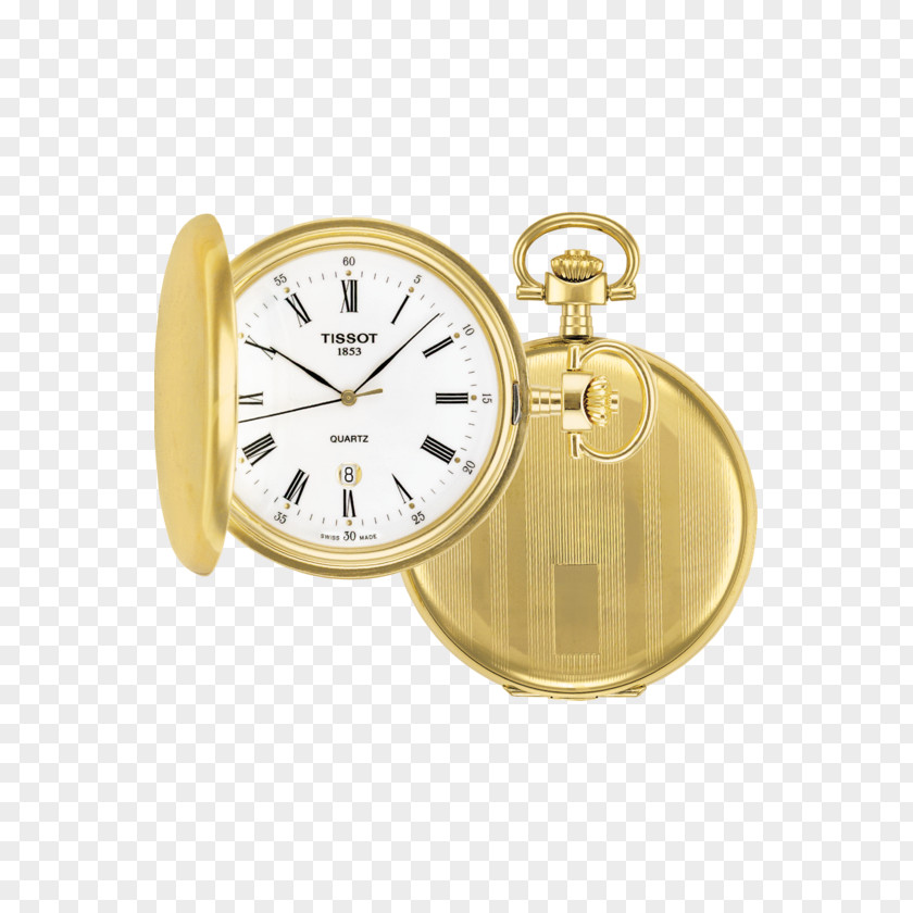 Quartz Pocket Watch Tissot Savonnette Clock PNG