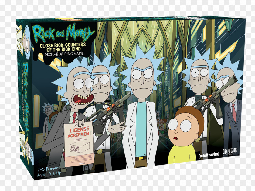 Rick And Morty Sanchez Smith Deck-building Game Close Rick-Counters Of The Kind PNG