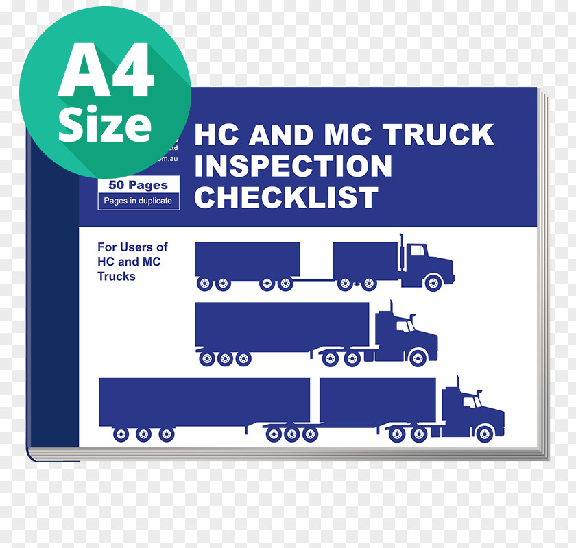 Truck Dump Vehicle Inspection Checklist PNG