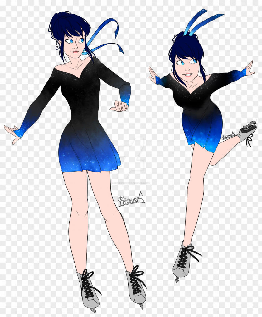 Adrien Agreste Ice Skating Marinette Miraculous Ladybug Roller PNG