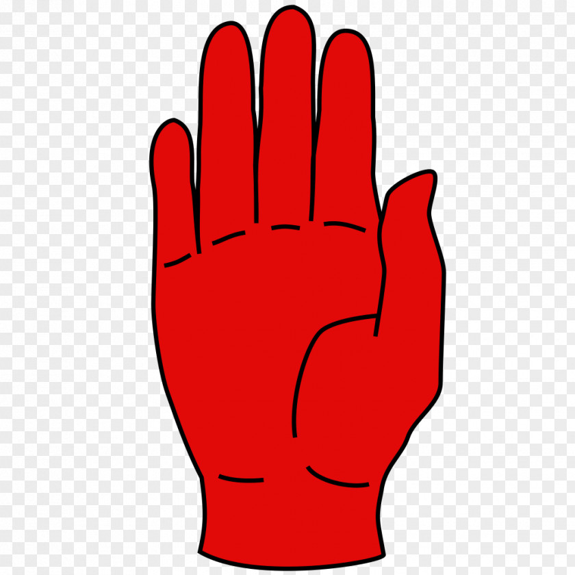 Arm Red Hand Of Ulster O'Neill Dynasty Ireland 36th (Ulster) Division PNG