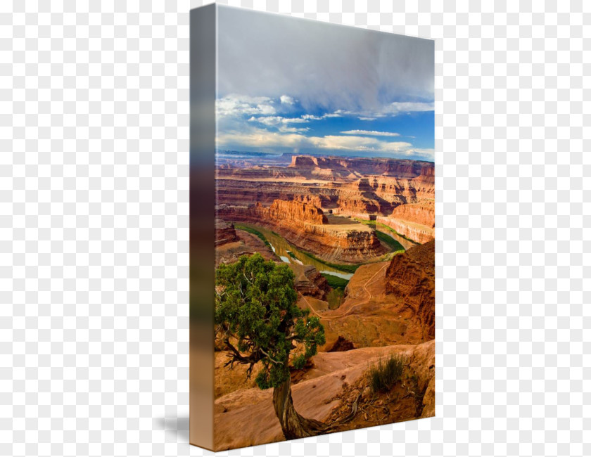 Dead Horse Point State Park Badlands Gallery Wrap National Canvas PNG