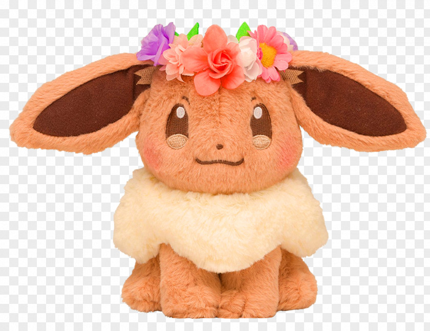 Pikachu Stuffed Animals & Cuddly Toys Eevee Pokémon Plush PNG