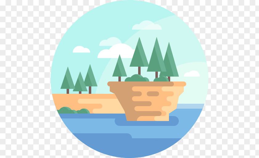 River Scenery Clip Art PNG