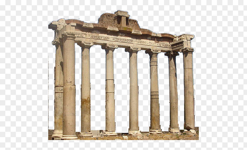 Roman Temple Forum Arch Of Septimius Severus Saturn Campitelli PNG