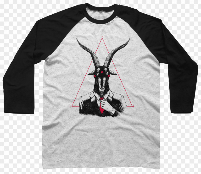 Satan T-shirt Raglan Sleeve Clothing PNG