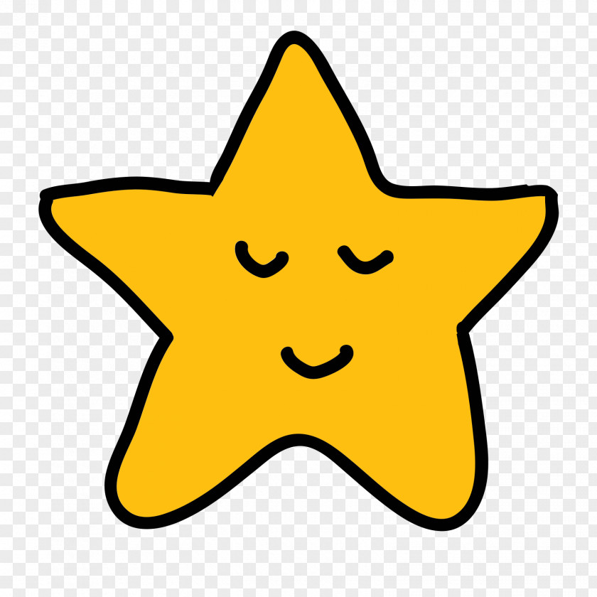 Smiley Star Clip Art Image PNG