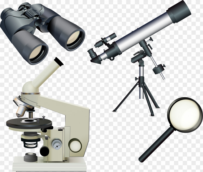 Vector Microscope Telescope Magnifying Glass Euclidean PNG