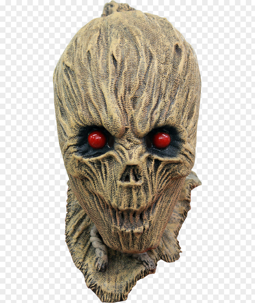Creepy Mask Latex Halloween Costume Scarecrow PNG