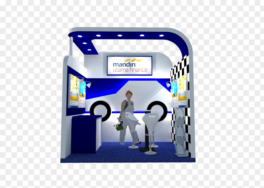 Exhibition Stand Design Inexpo Booth Pameran Business PNG