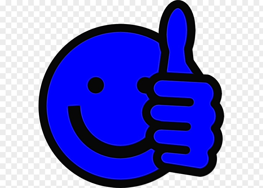 Gesture Symbol Clip Art Thumb Electric Blue Icon PNG