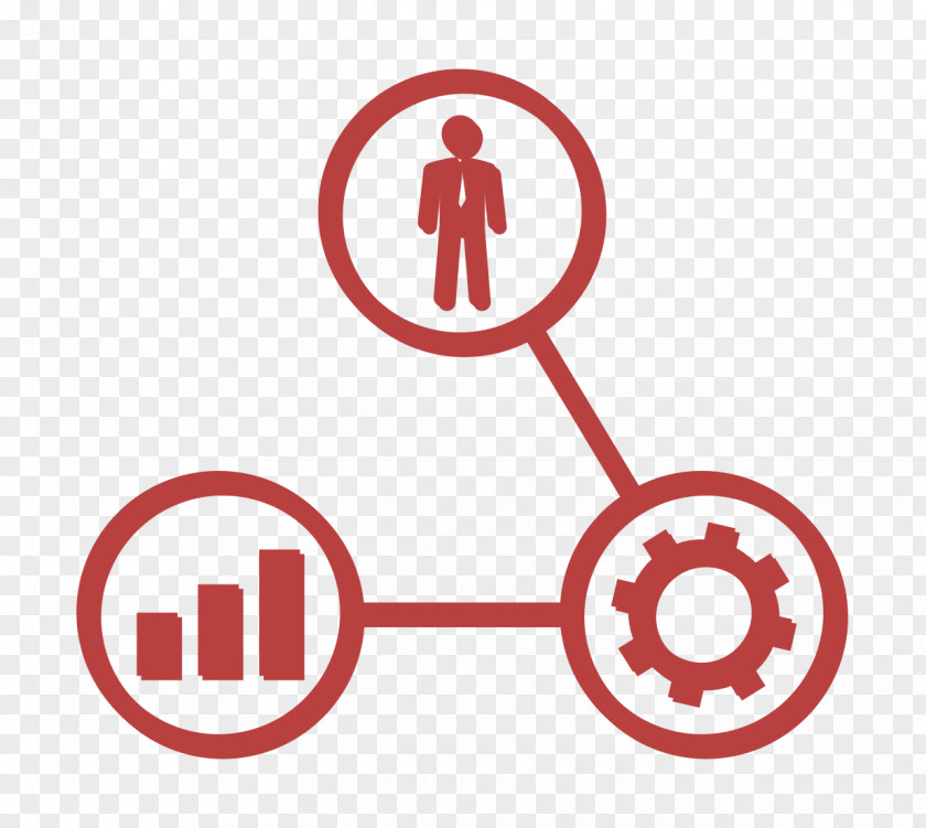 Human Linked To Cogwheel And Graphs Icon Humans Resources PNG