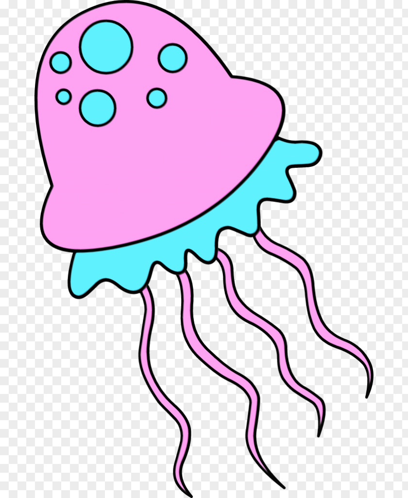Jellyfish Royalty-free Cartoon Drawing Black And White PNG