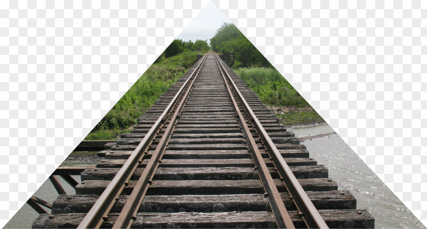 Mar Train Track Railroad Creosote PNG