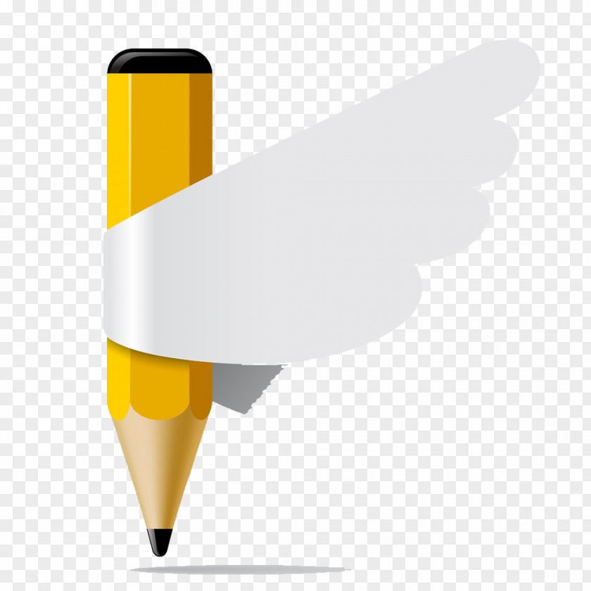 Creative Pencil Wings Computer File PNG