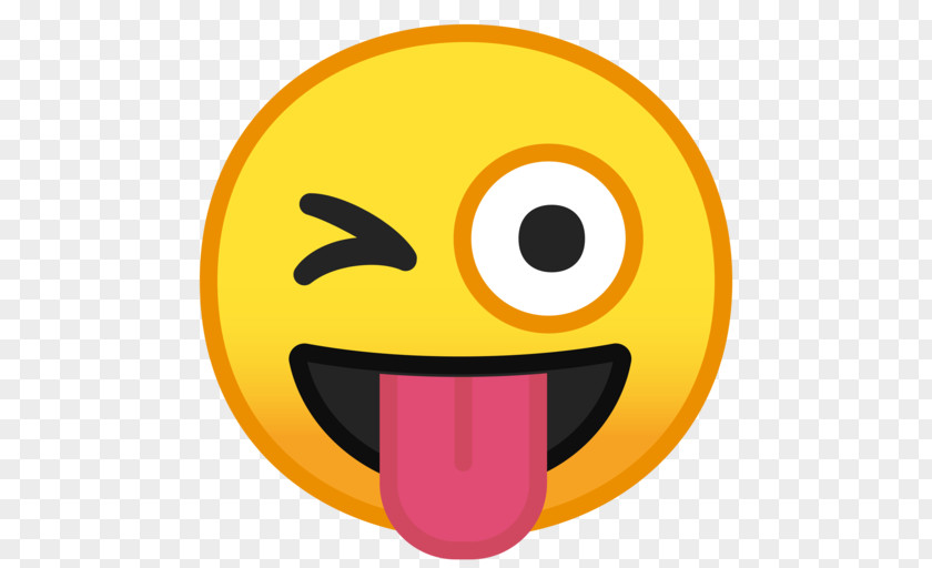 Emoji Wink Emoticon Smiley Noto Fonts PNG