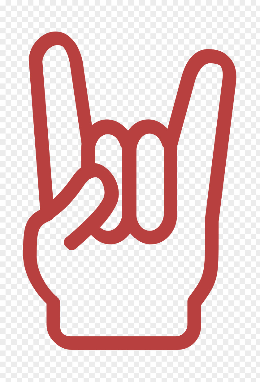Hand & Gestures Icon Concert Rock And Roll PNG