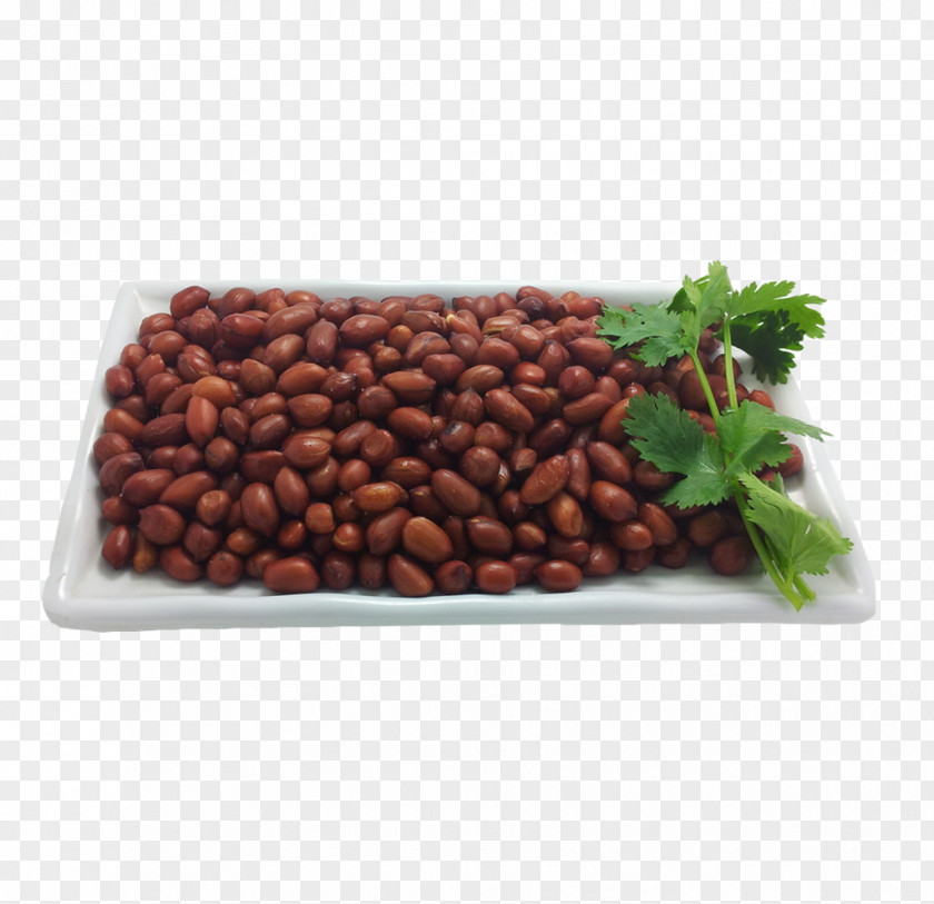 Product Fried Peanuts In A Plate Deep-fried Vegetarian Cuisine PNG