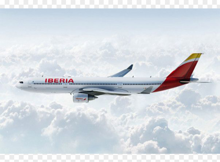 Airplane Iberia Flight Airbus A330 Airline PNG