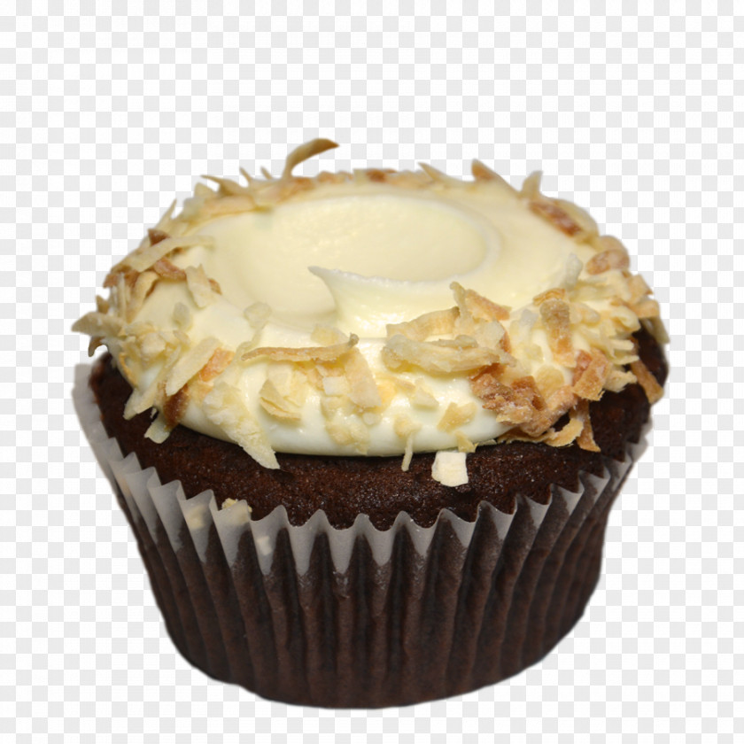 Coconut Chocolate Cupcake German Cake Peanut Butter Cup Muffin Praline PNG