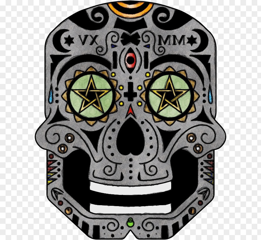 Darts Symbol Day Of The Dead Skull PNG