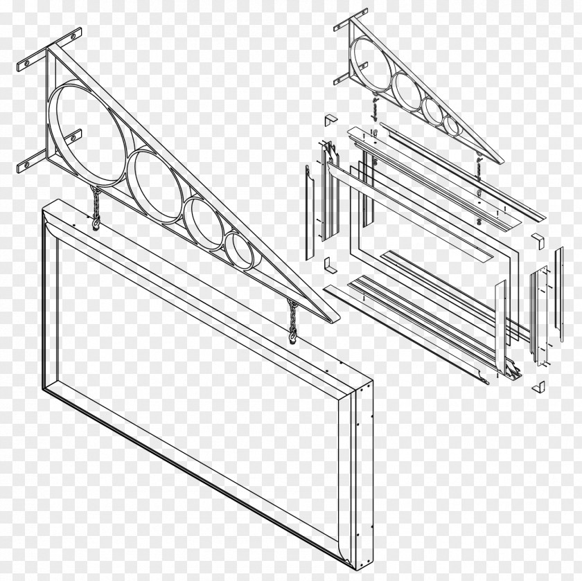 Design Picture Frames Lightbox Art Drawing Signage PNG