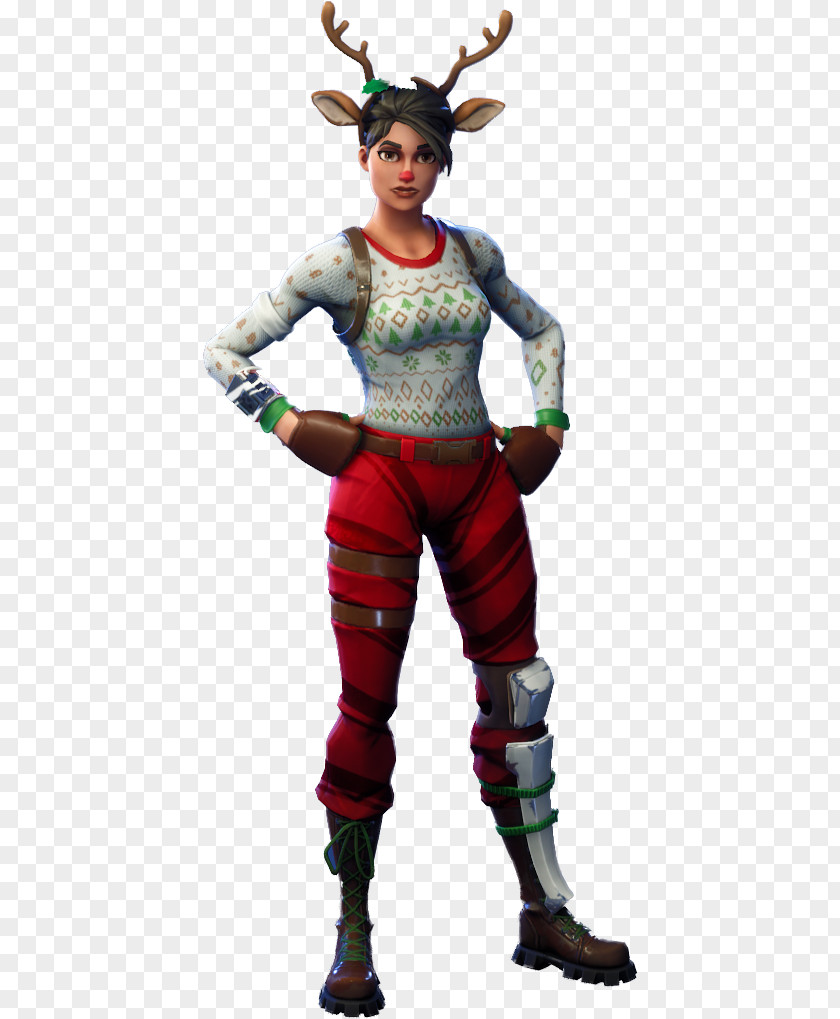 Fortnite Player Battle Royale Rudolph Game PNG