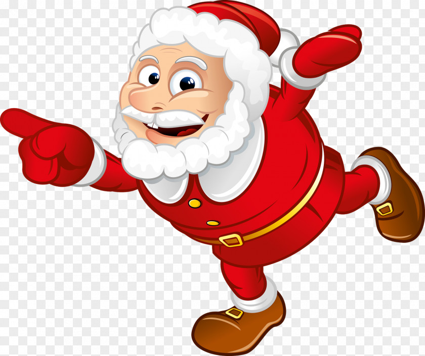 Santa Claus Cartoon Royalty-free Clip Art PNG