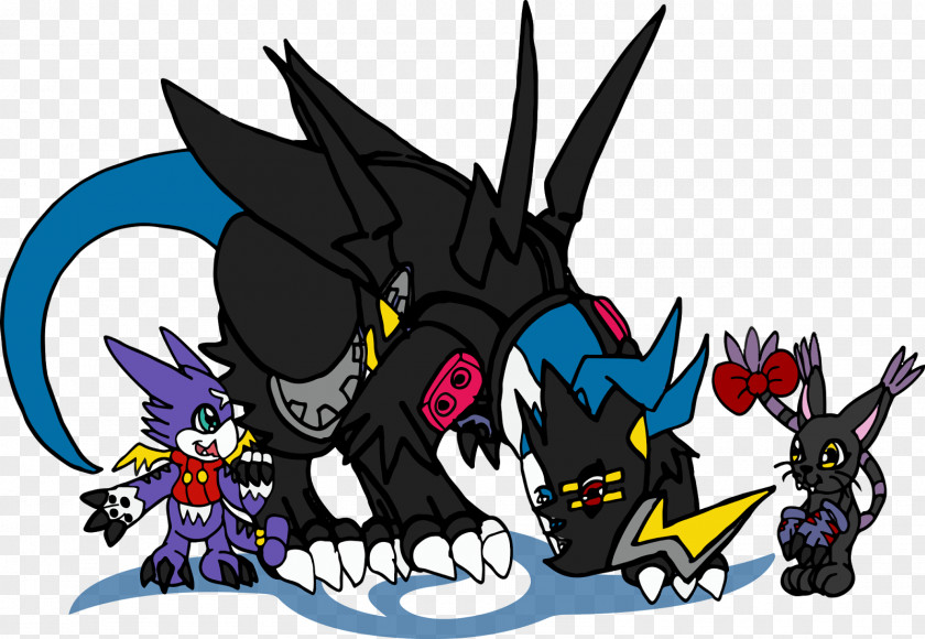 Digimon Gatomon Veemon Shoutmon Patamon Digivolution PNG