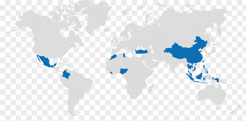 World Map China United States PNG