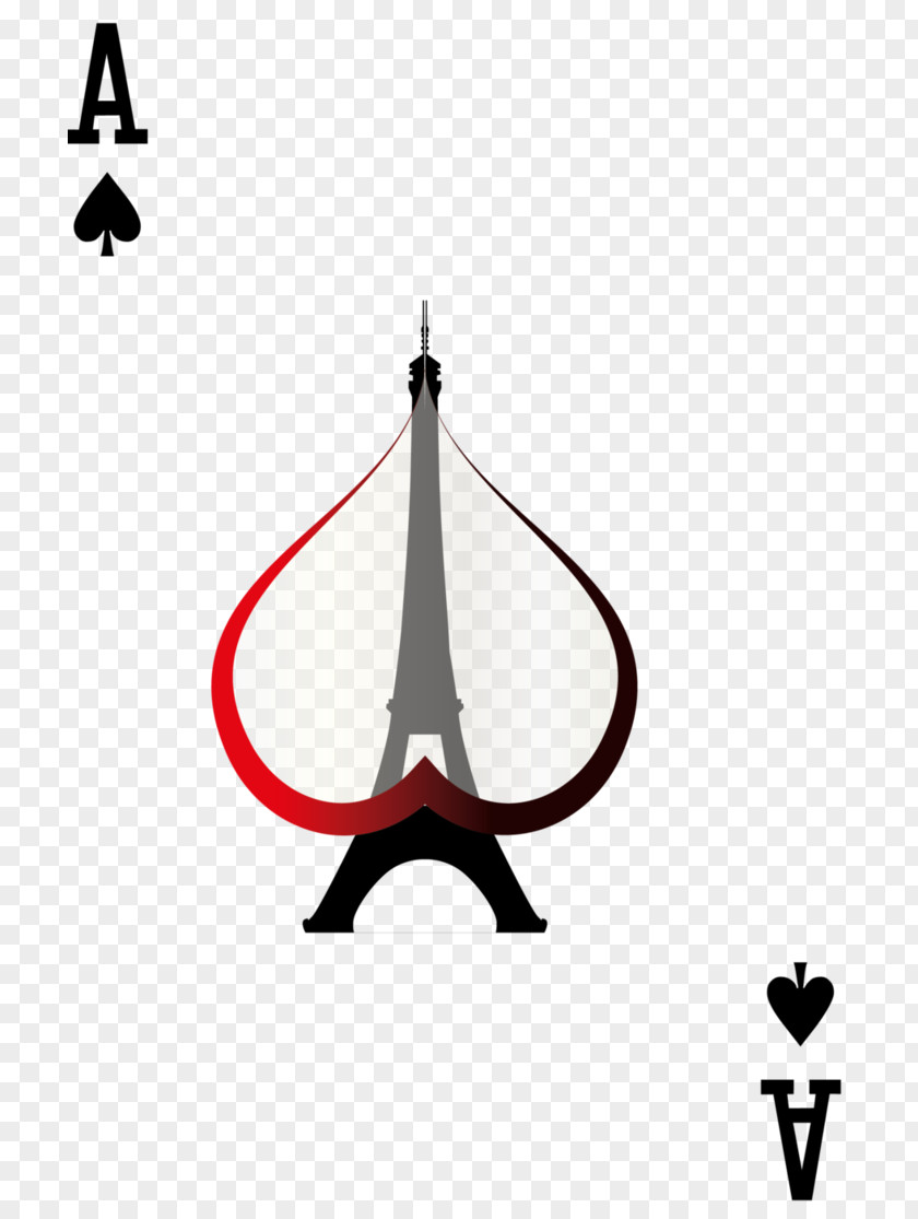 Ace Of Spades Playing Card Game PNG