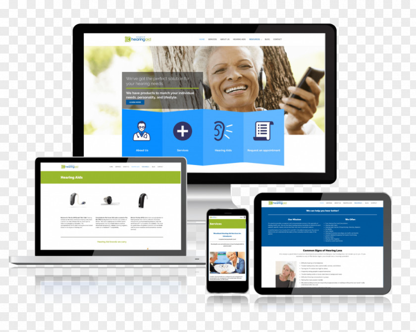 Hearing Site Web Page Display Advertising Online Organization Logo PNG