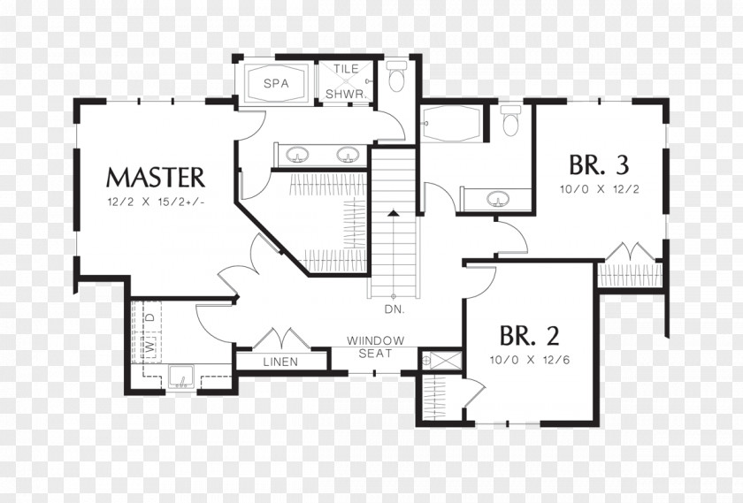 Kitchen Room Floor Plan Line PNG