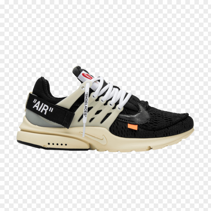 Nike Air Presto Force 1 Off-White Sports Shoes PNG