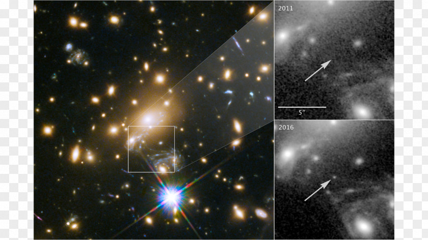 Star MACS J1149 Lensed 1 Hubble Space Telescope Observable Universe Gravitational Lens PNG