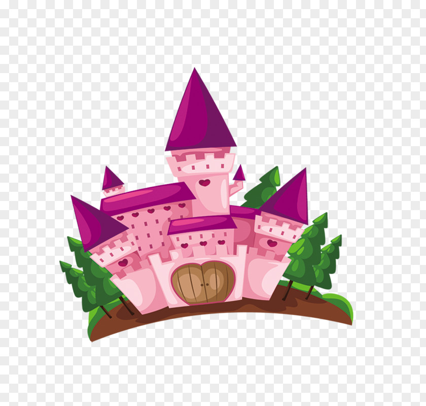 Cartoon Castle Fairy Tale Comics Illustration PNG