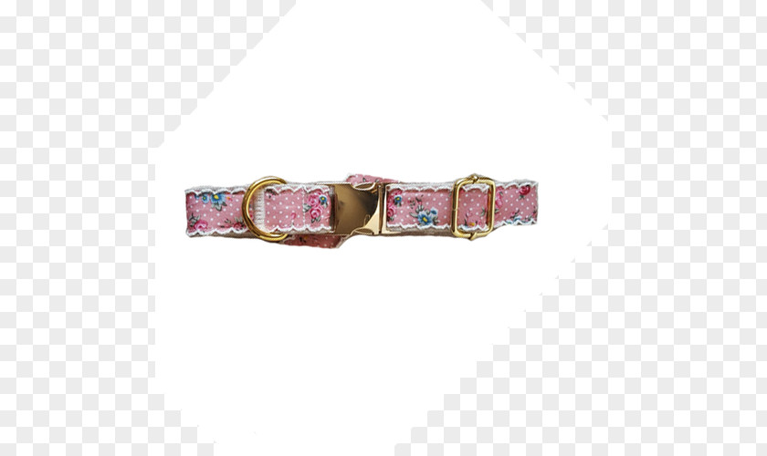 Dog Collar Bracelet Pink M PNG