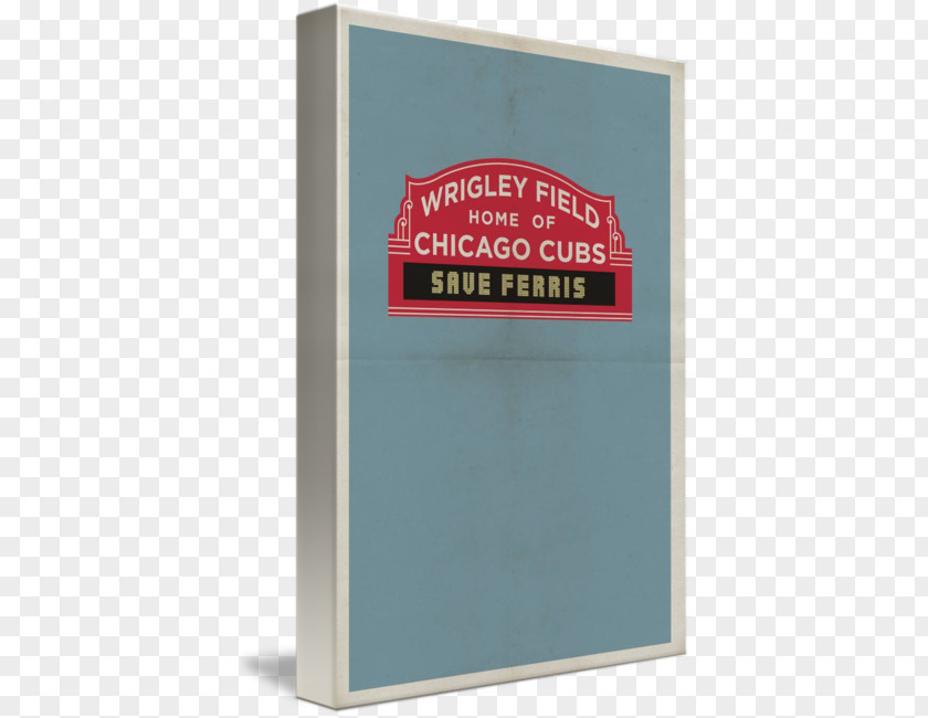 Ferris Bueller Chicago Cubs Gallery Wrap Canvas Art PNG
