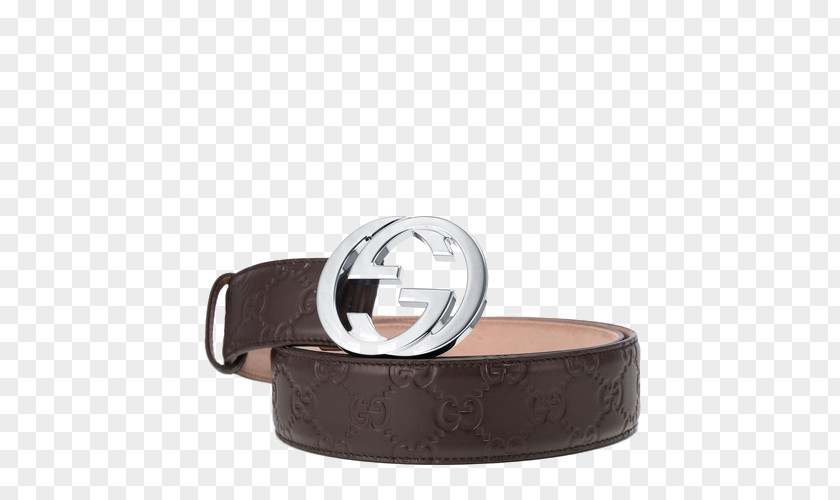 GUCCI Men's Leather Belt Buckle Gucci PNG