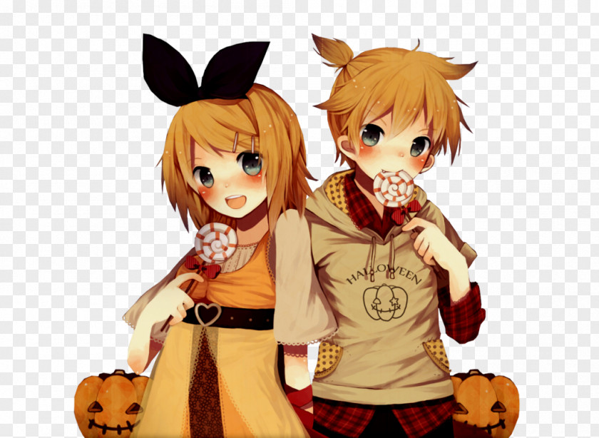 Halloween Kagamine Rin/Len Happy Halloween! Vocaloid Trick-or-treating PNG
