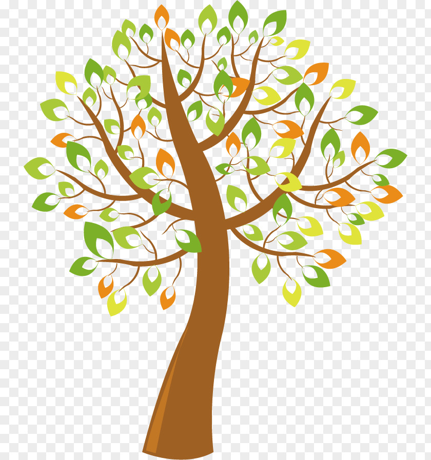 Vector Tree Material PNG