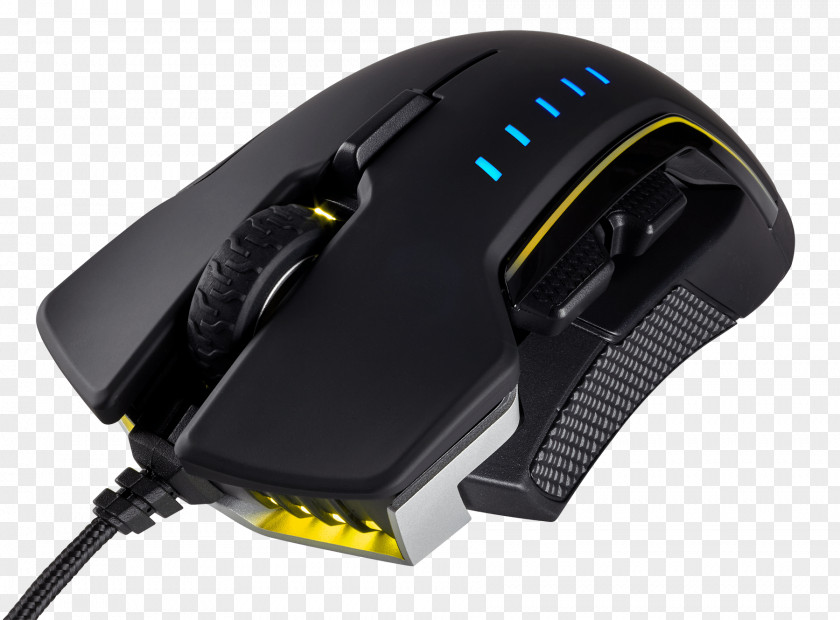 Computer Mouse Corsair GLAIVE RGB Video Game Dots Per Inch Color Model PNG