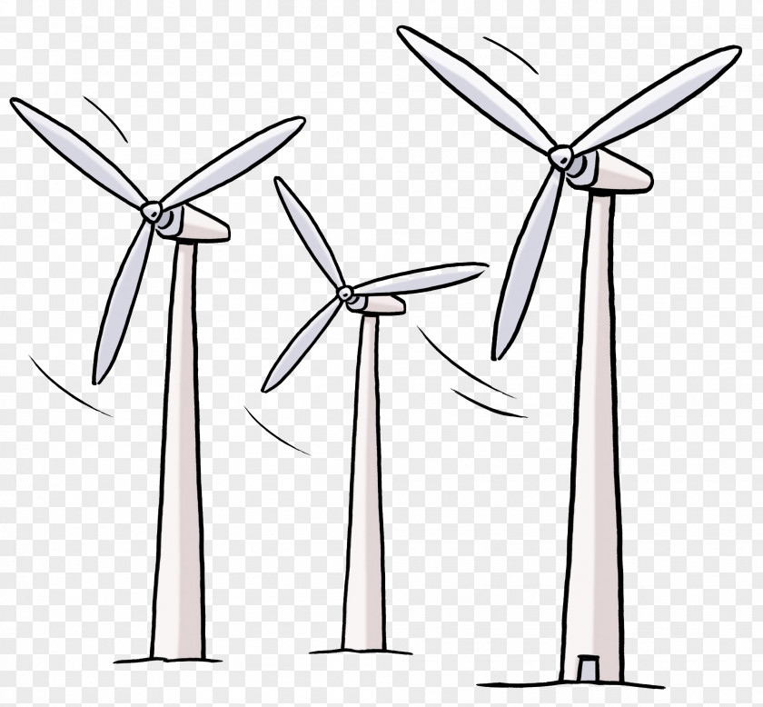 Energy Wind Turbine Power Clip Art PNG
