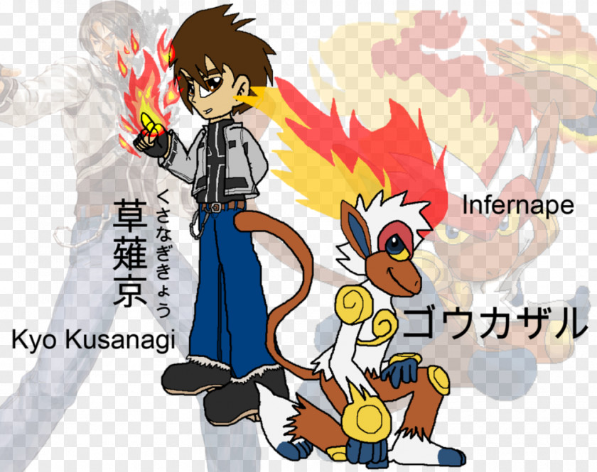 Kyo Kusanagi Sonic The Hedgehog Mario & Yoshi Super Smash Bros. Character Infernape PNG