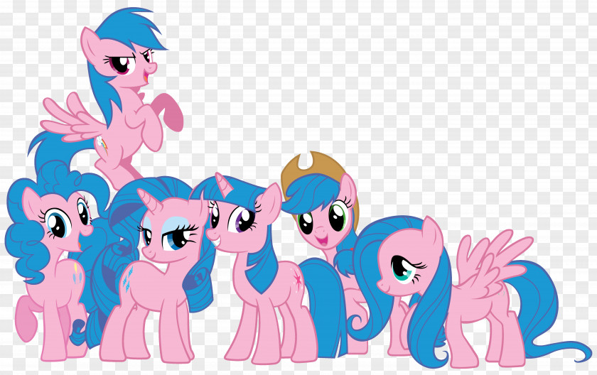 My Little Pony Pinkie Pie Applejack Twilight Sparkle Rainbow Dash PNG
