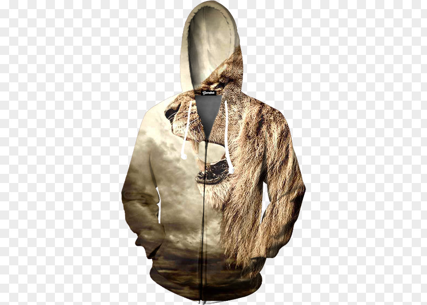 Roar Hoodie Lion Clothing Outerwear PNG