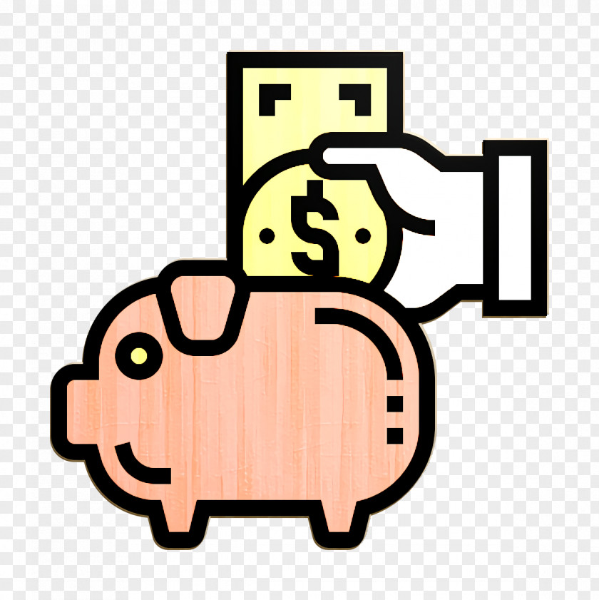 Save Icon Piggy Bank Saving And Investment PNG