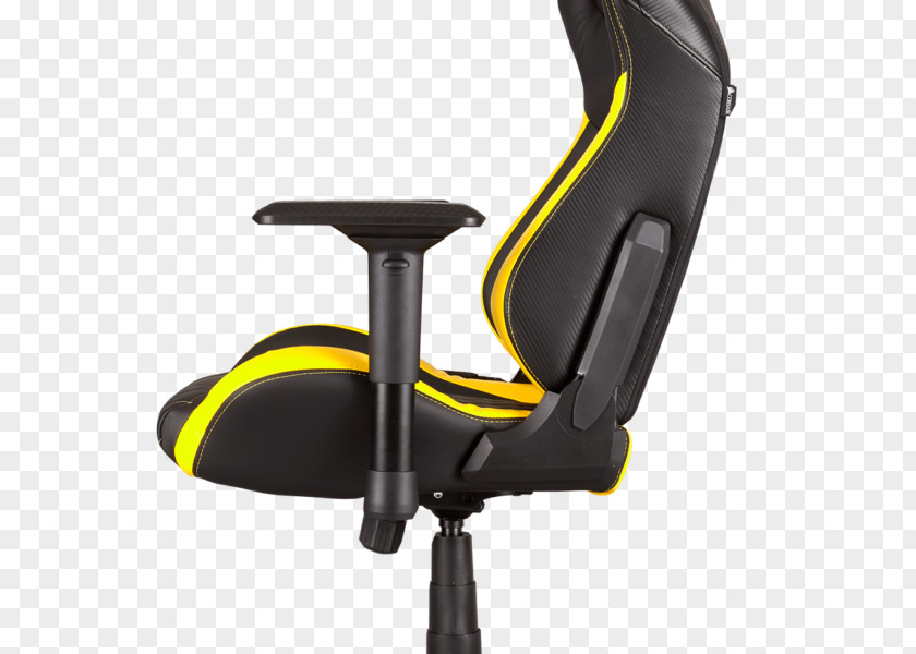 Yellow Chair Gaming Video Game Office & Desk Chairs Seat PNG